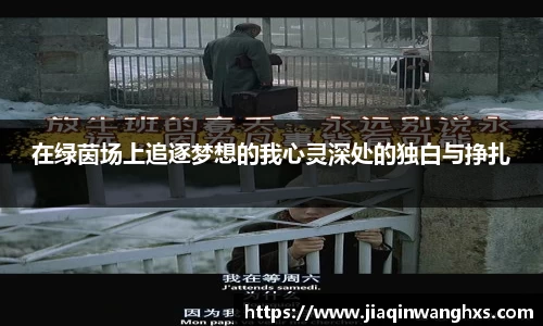 在绿茵场上追逐梦想的我心灵深处的独白与挣扎